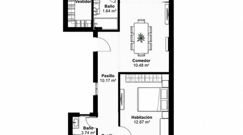 Foto 3 de Piso en venta en Iturribide Kalea, Casco Viejo, Bilbao
