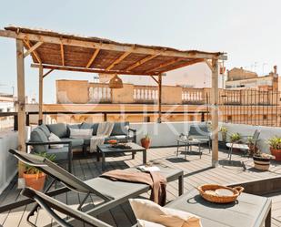 Terrace of Study to rent in  Barcelona Capital  with Air Conditioner and Terrace