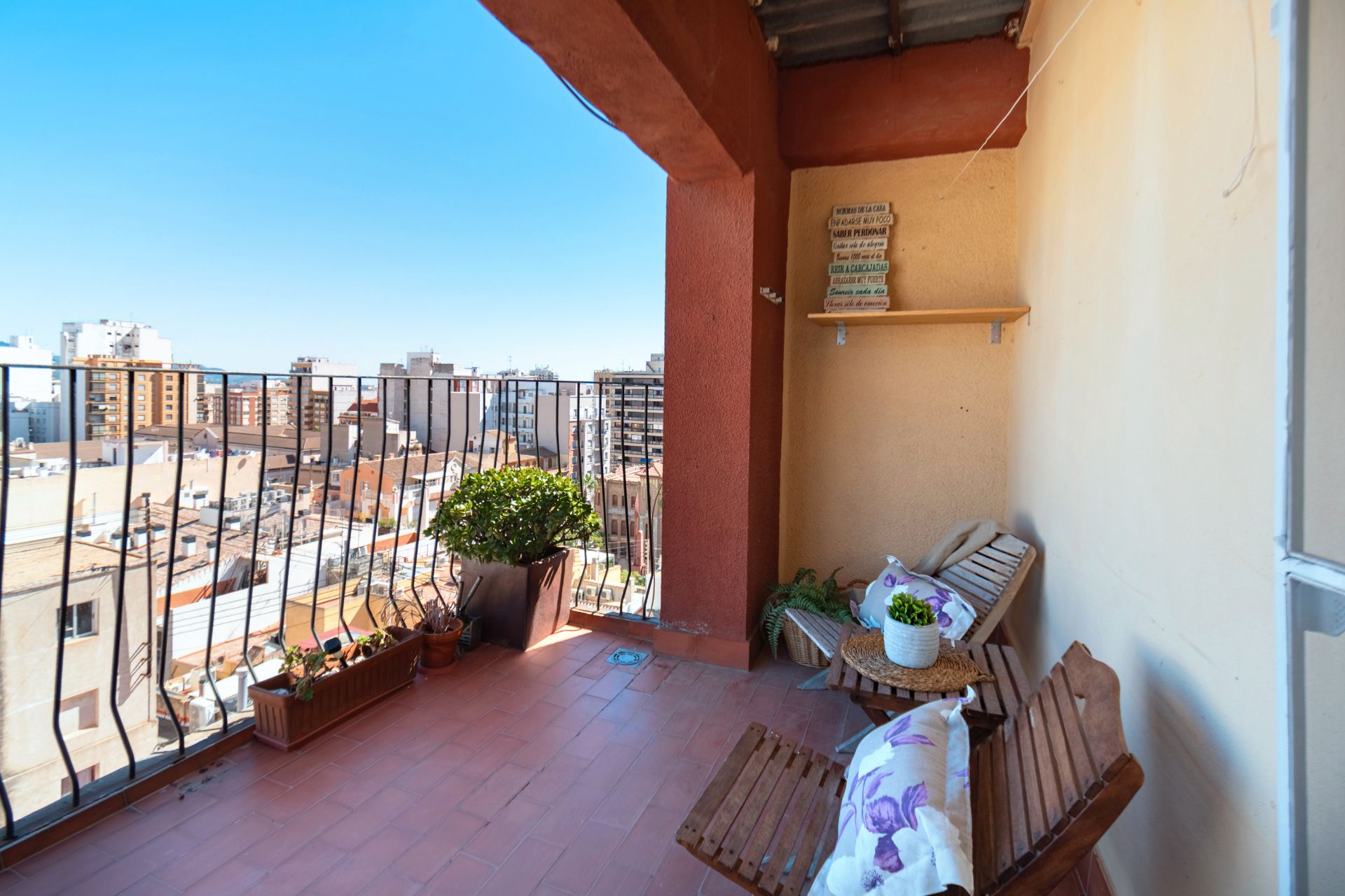 Balcony of Flat for sale in Castellón de la Plana / Castelló de la Plana  with Terrace, Storage room and Furnished