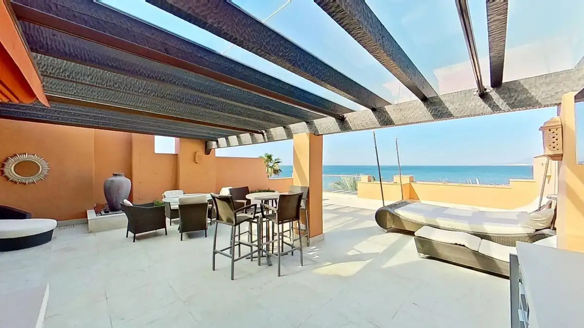 Terraza de Ático en venta en Marbella con Aire acondicionado, Terraza y Sauna
