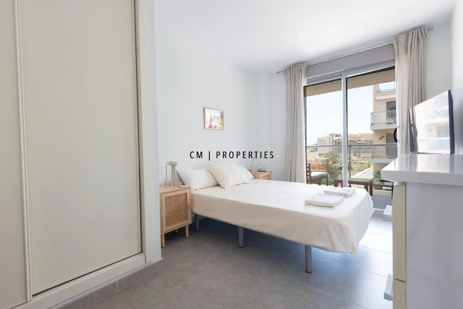 Bedroom of Apartments for rent in Moncofa  with Air Conditioner, Heating and Terrace