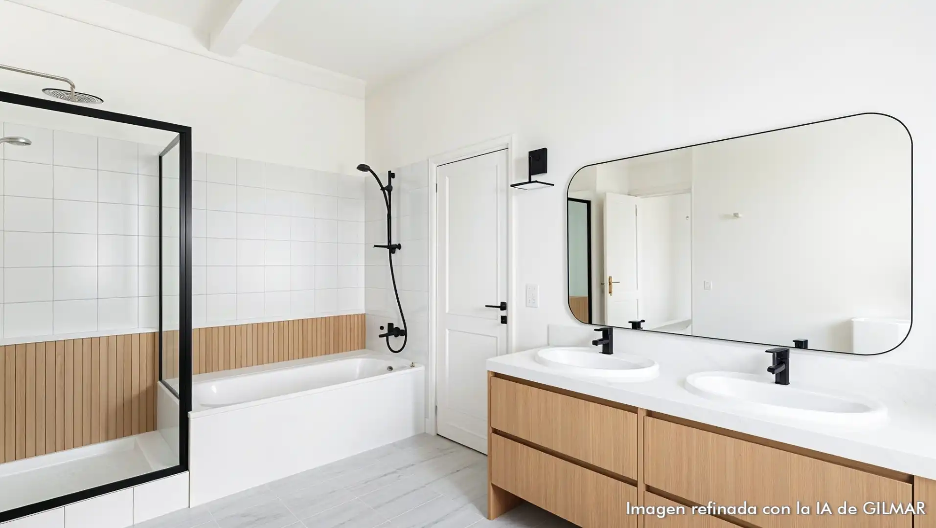 Bathroom of Houses for sale in Villanueva de la Cañada  with Air Conditioner, Heating and Private garden