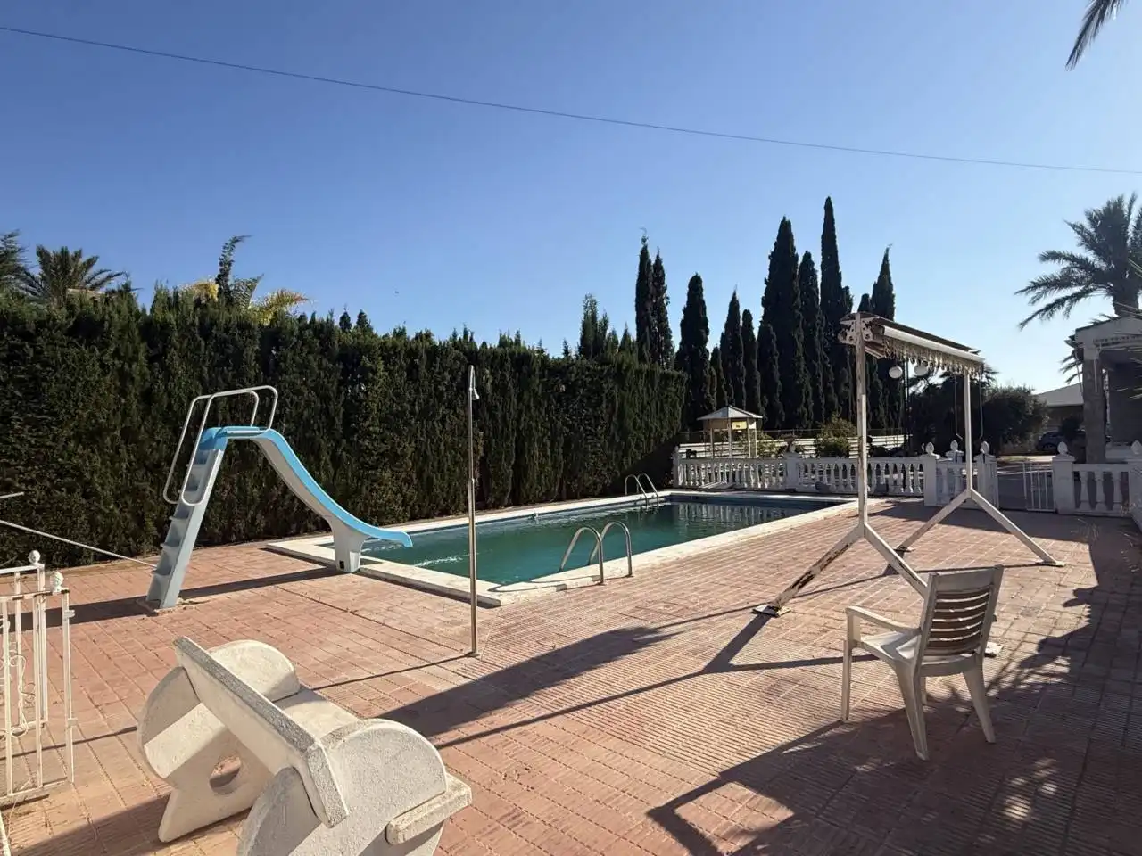 Piscina de Casa o chalet en venta en Elche / Elx con Aire acondicionado, Calefacción y Jardín privado