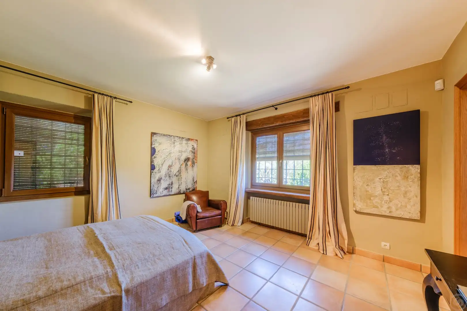 Bedroom of Houses for sale in Santa Cristina d'Aro  with Air Conditioner, Heating and Storage room