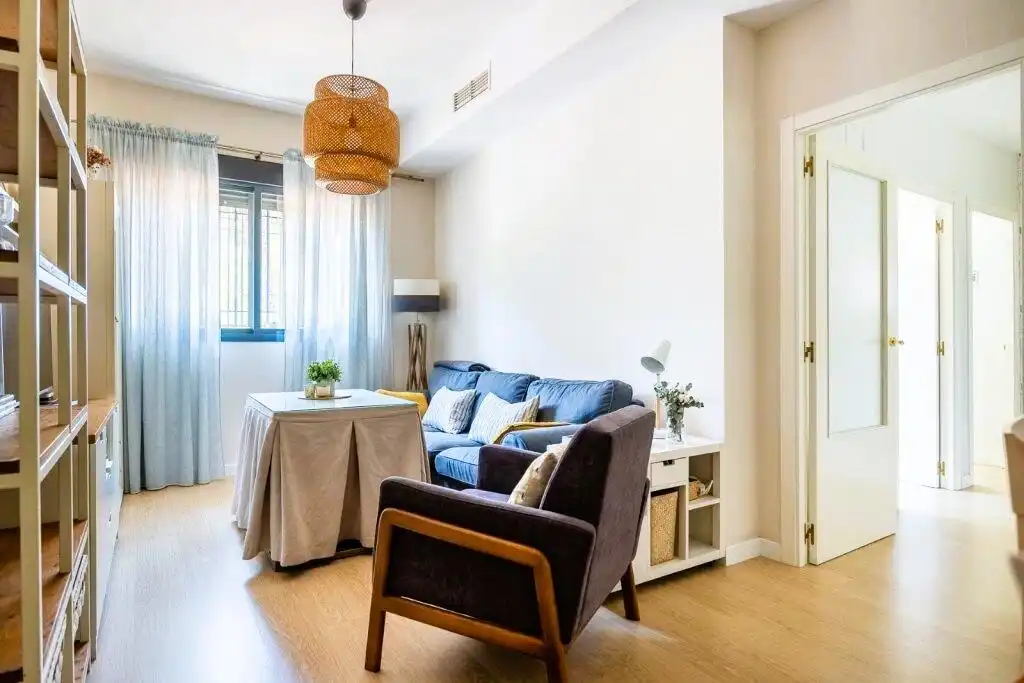 Wohnzimmer von Wohnung zum Verkauf in Sevilla mit Klimaanlage