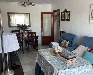 Dining room of Flat for sale in  Huelva Capital  with Air Conditioner, Terrace and Furnished