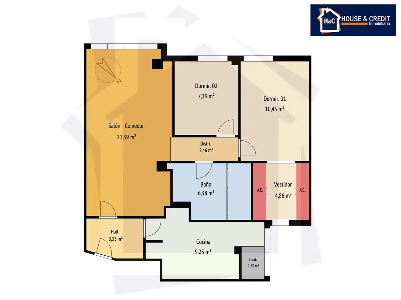 Wohnung zur Miete in Alcorcón mit Heizung und Parkett