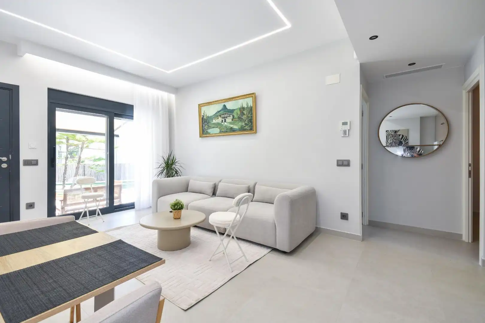 Sala d'estar de Casa o xalet en venda en Lloret de Mar amb Aire condicionat, Calefacció i Jardí privat