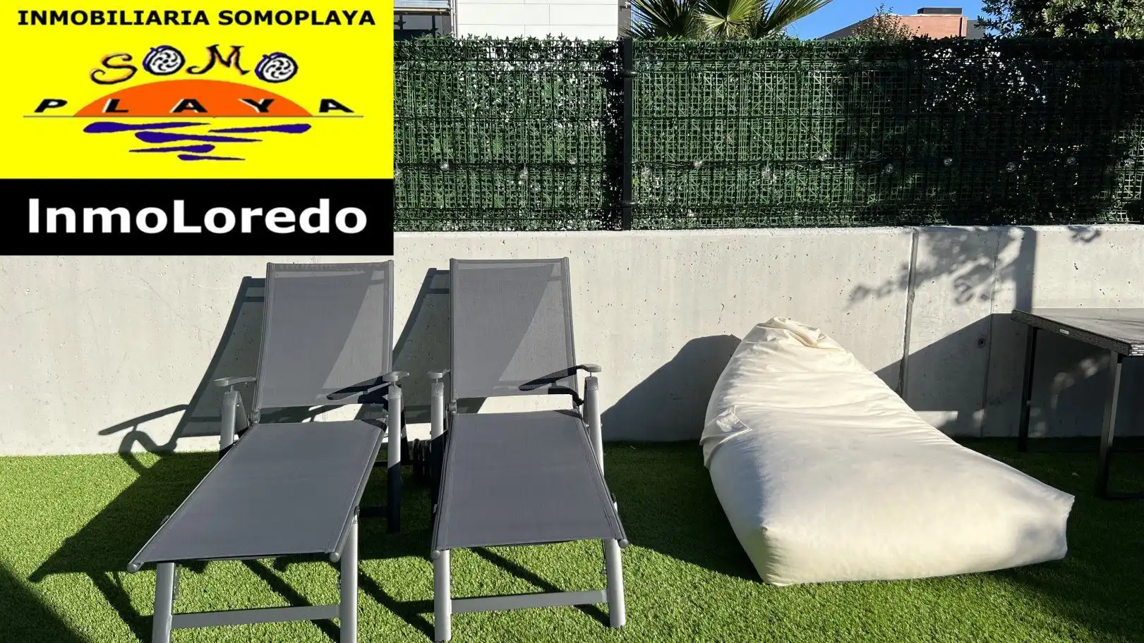 Terrasse von Wohnung zum Verkauf in Ribamontán al Mar mit Heizung, Privatgarten und Abstellraum