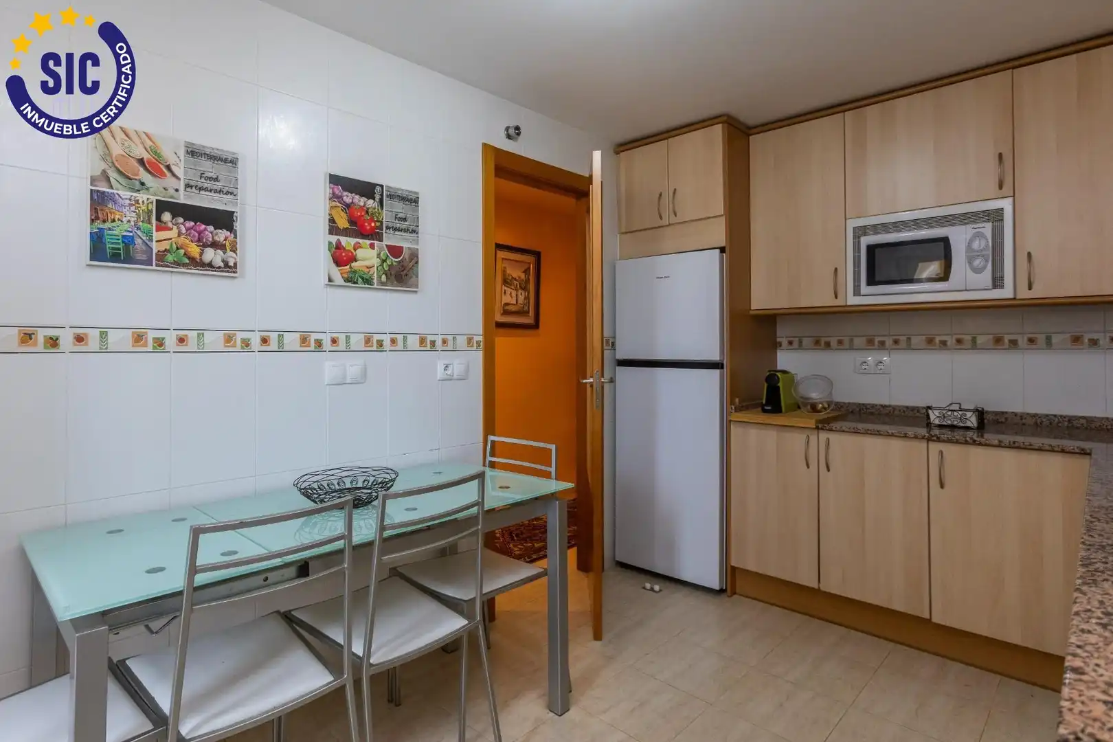 Kitchen of Attic for sale in Oropesa del Mar / Orpesa  with Air Conditioner, Terrace and Furnished