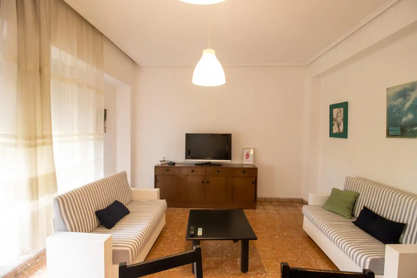 Wohnzimmer von Wohnung zur Miete in Valencia mit Möbliert
