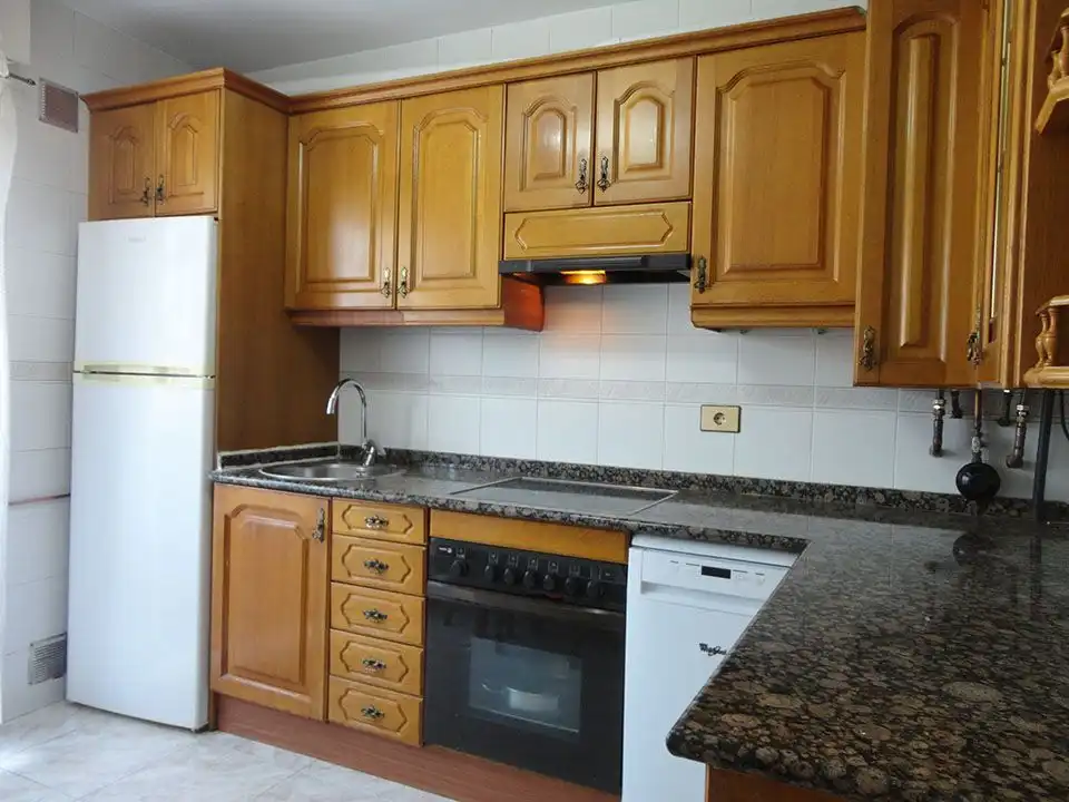Kitchen of Flat for sale in Salas de los Infantes  with Heating, Terrace and Storage room