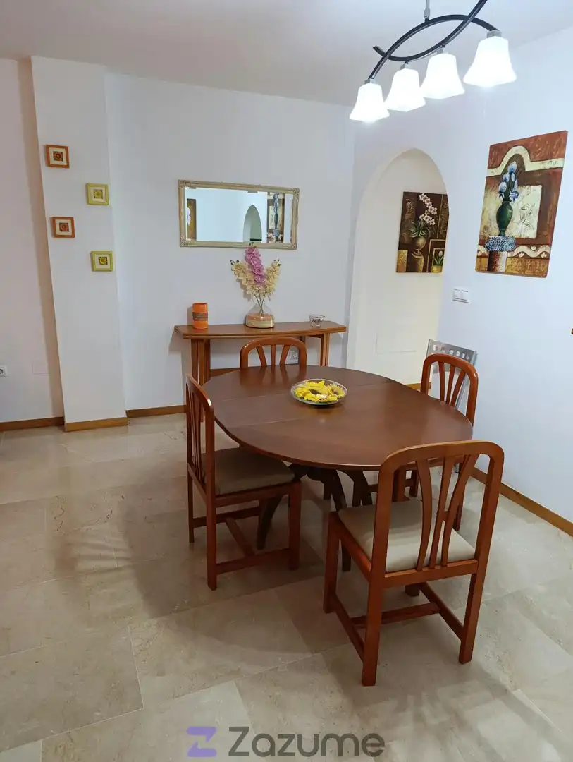 Dining room of Flat for rent in Marbella  with Heating, Terrace and Swimming Pool