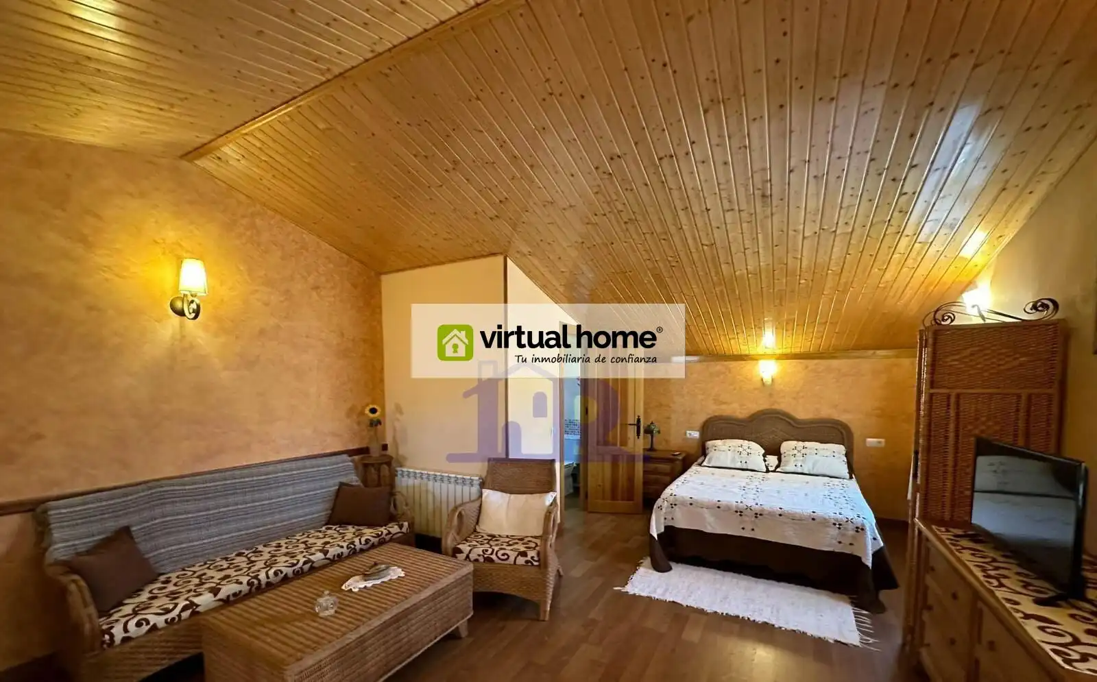 Sala de estar de Casa o chalet en venta en Cuenca con Aire acondicionado