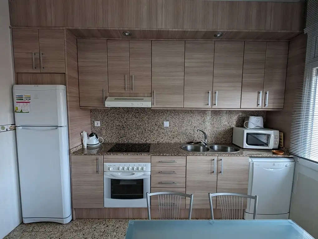 Cuina de Casa o xalet en venda en Arens de Lledó amb Jardí privat, Moblat i Balcó