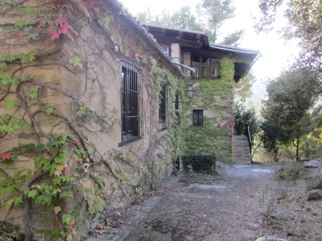 Vista exterior de Finca rústica en venta en Castellar del Vallès con Jardín privado, Terraza y Piscina