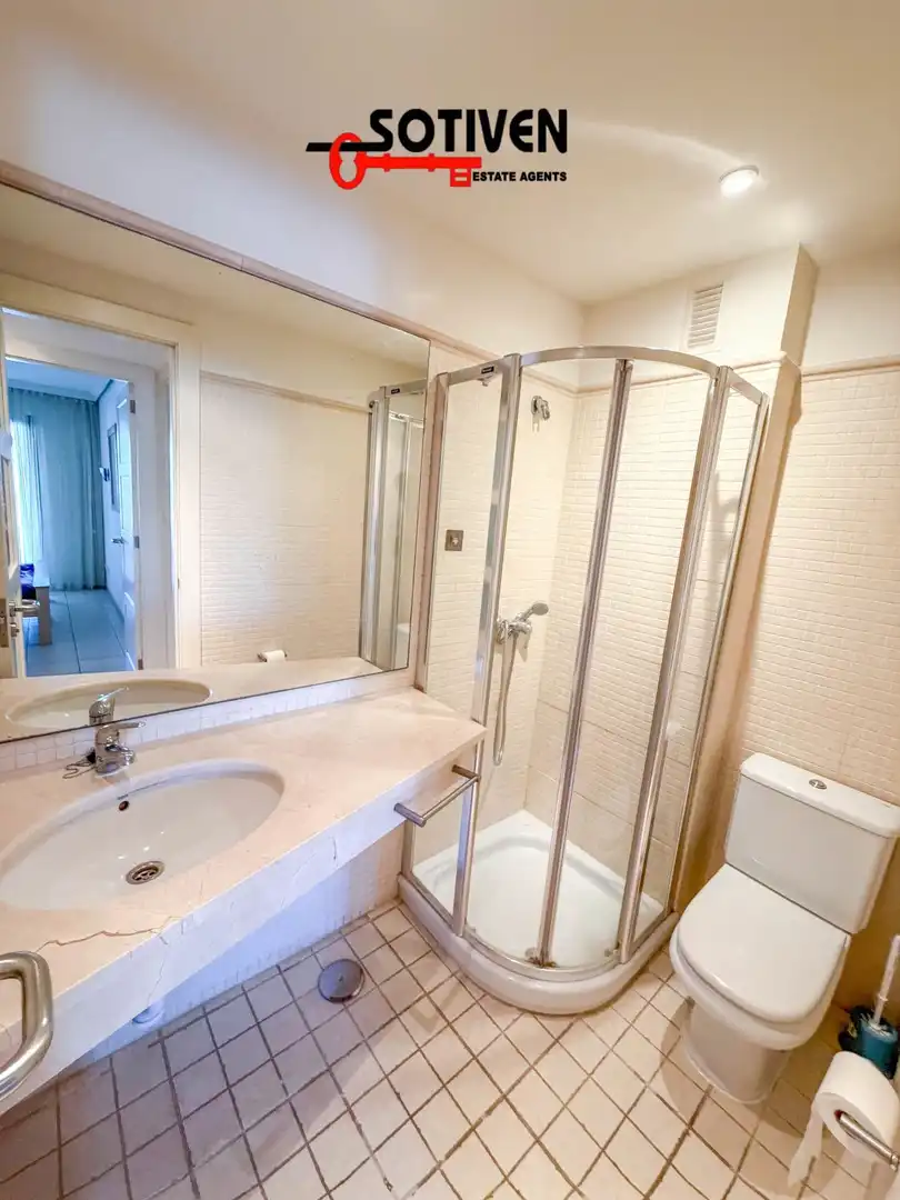 Baño de Apartamento de alquiler en Santiago del Teide con Terraza y Piscina comunitaria
