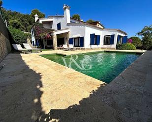 Exterior view of House or chalet for sale in Palafrugell  with Terrace and Swimming Pool