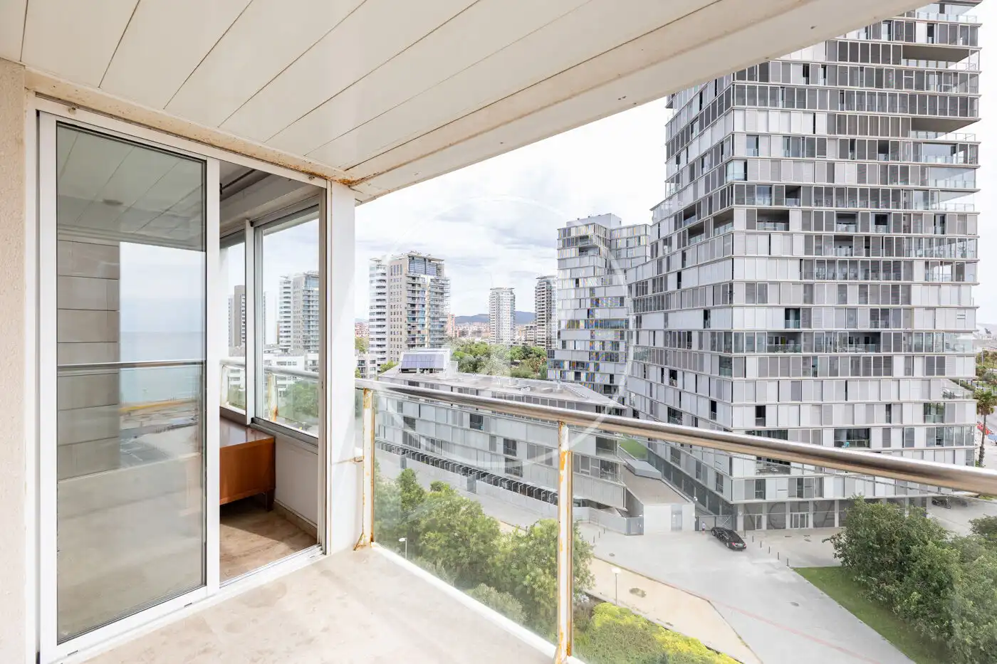 Balcony of Flat for sale in Barcelona  with Air Conditioner, Heating and Terrace
