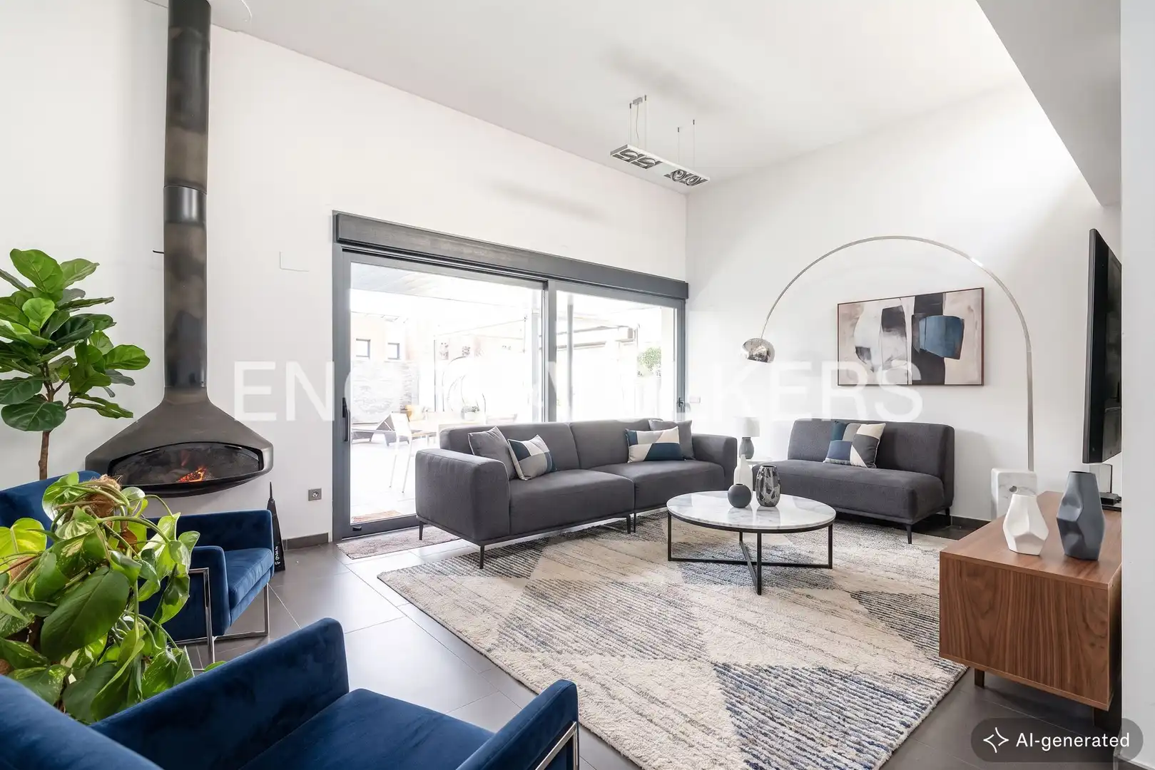 Living room of Detached homes for sale in Valdemoro  with Air Conditioner, Heating and Private garden