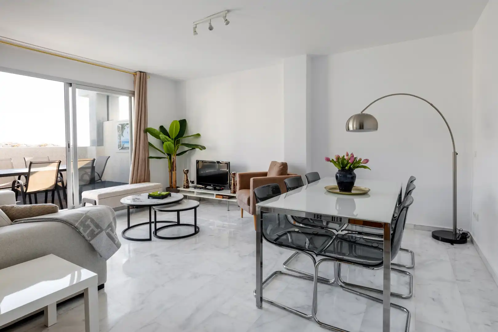 Living room of Attic for sale in Mijas  with Air Conditioner, Heating and Terrace