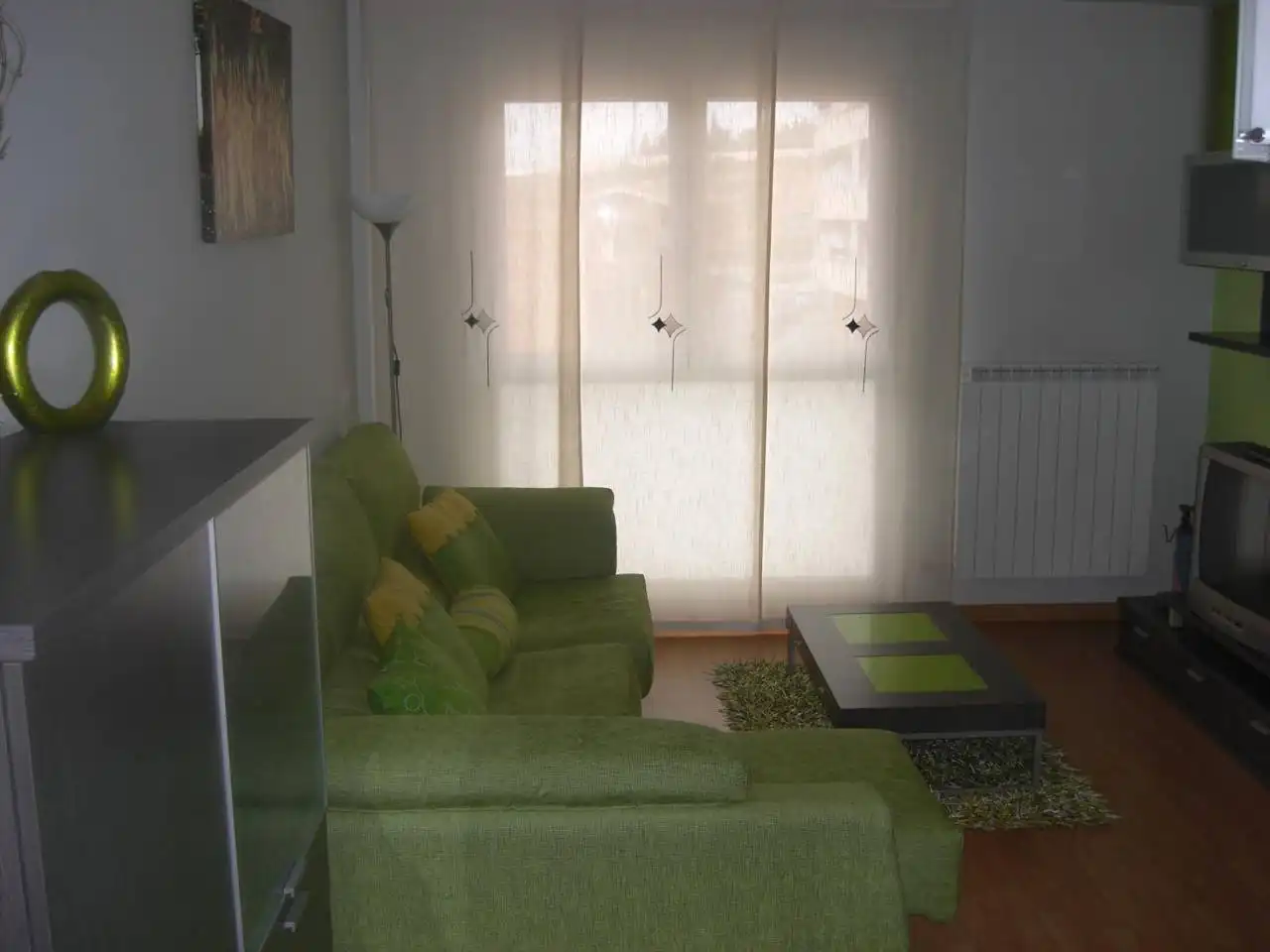 Sala de estar de Piso en venta en Alcarràs con Calefacción, Parquet y Amueblado