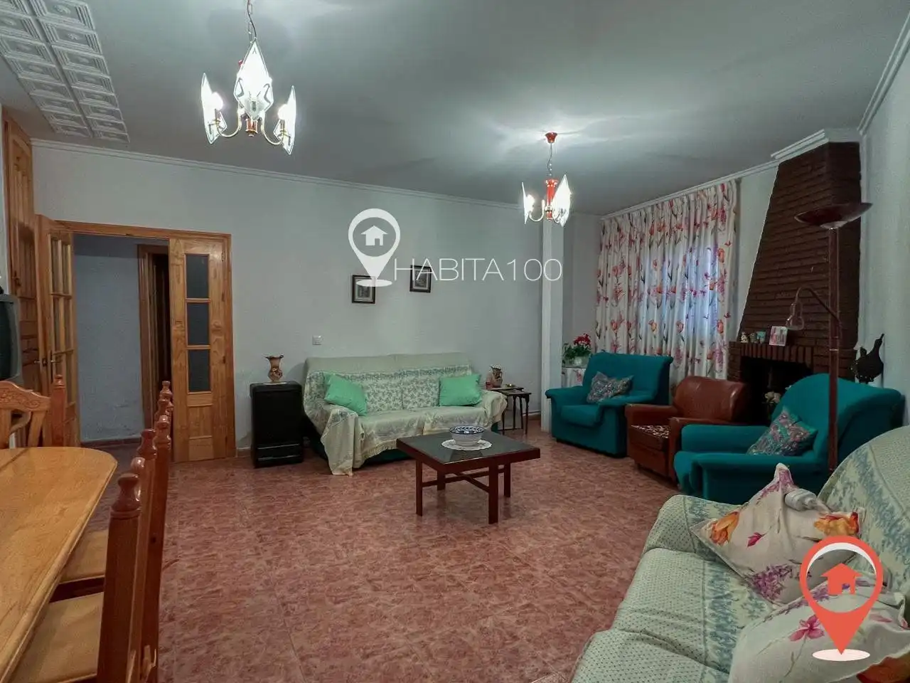 Living room of Houses for sale in Portilla  with Heating and Furnished