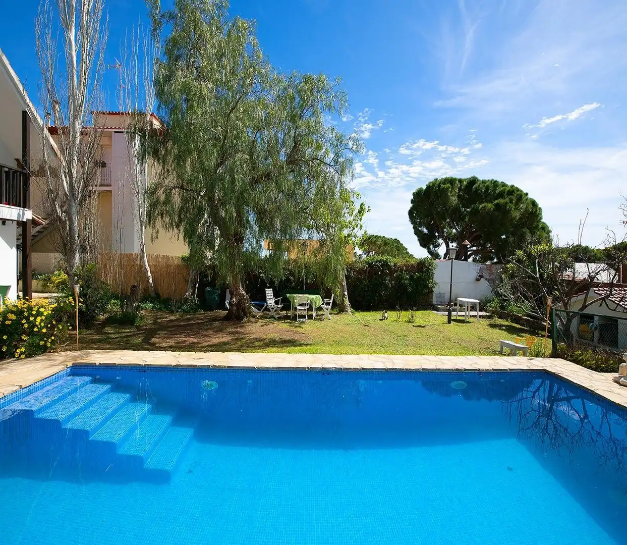 Piscina de Casa o xalet de lloguer en Viladecans amb Aire condicionat, Calefacció i Jardí privat