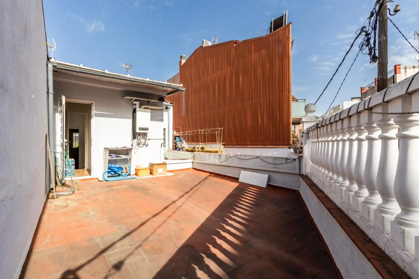 Terrassa de Casa adosada en venda en Sabadell amb Aire condicionat, Calefacció i Jardí privat