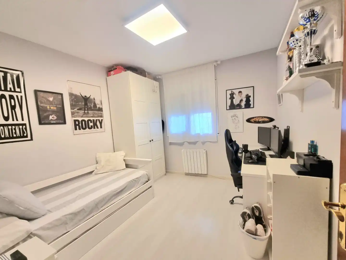 Schlafzimmer von Haus oder Chalet zum Verkauf in Bigues i Riells del Fai mit Klimaanlage, Heizung und Parkett