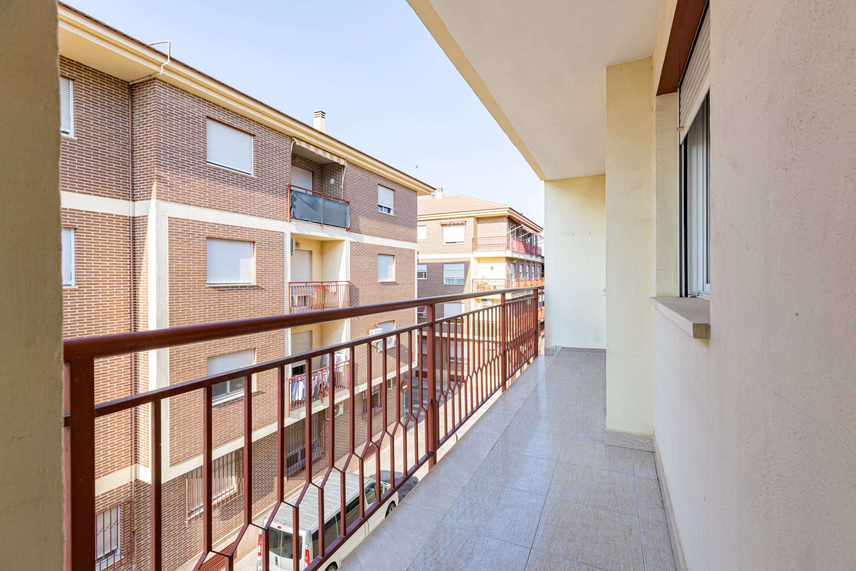 Balcony of Flat for sale in  Murcia Capital  with Air Conditioner, Heating and Parquet flooring