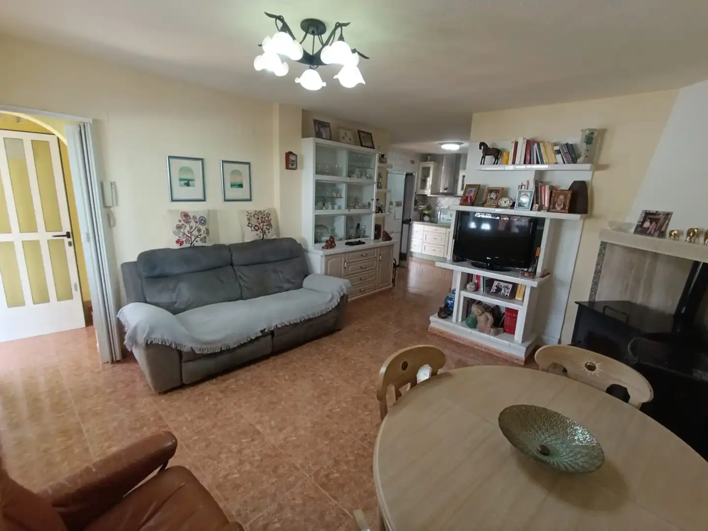 Sala de estar de Casa o chalet en venta en Villajoyosa / La Vila Joiosa con Jardín privado, Terraza y Balcón