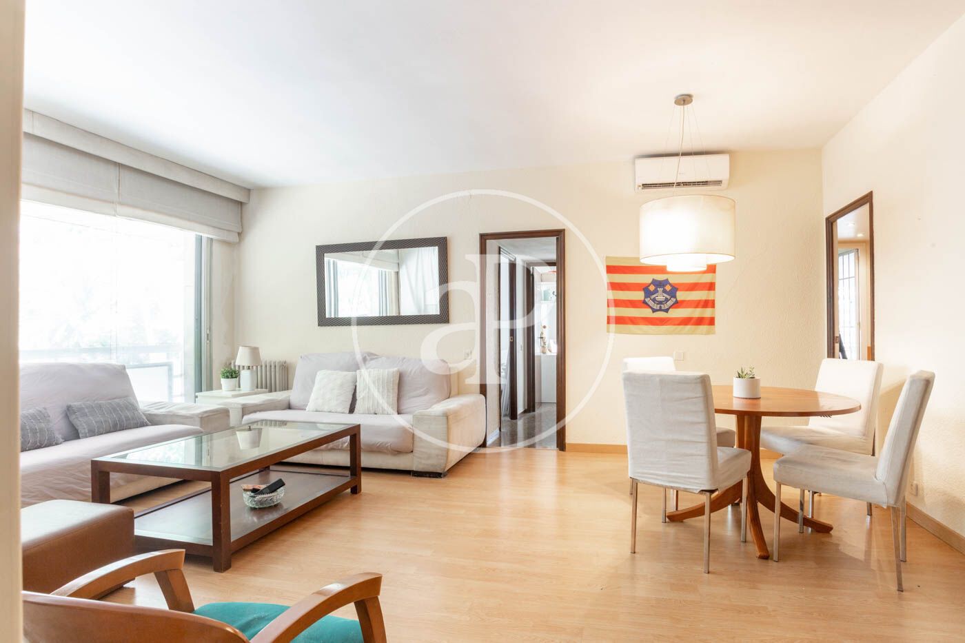 Living room of Flat for sale in  Barcelona Capital  with Air Conditioner and Heating