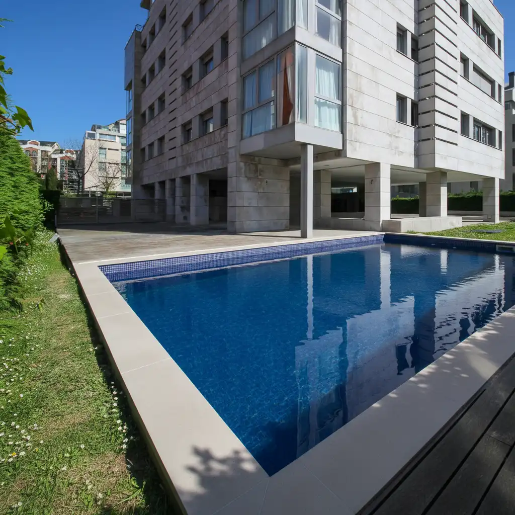 Swimming pool of Duplexes for sale in Santander  with Heating, Parquet flooring and Terrace