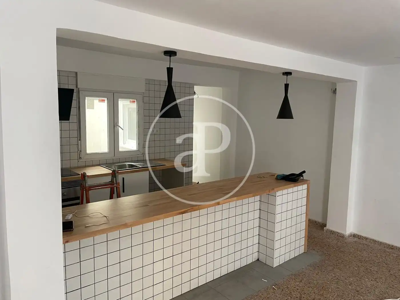 Cuina de Pis de lloguer en Sagunto / Sagunt amb Aire condicionat, Calefacció i Moblat