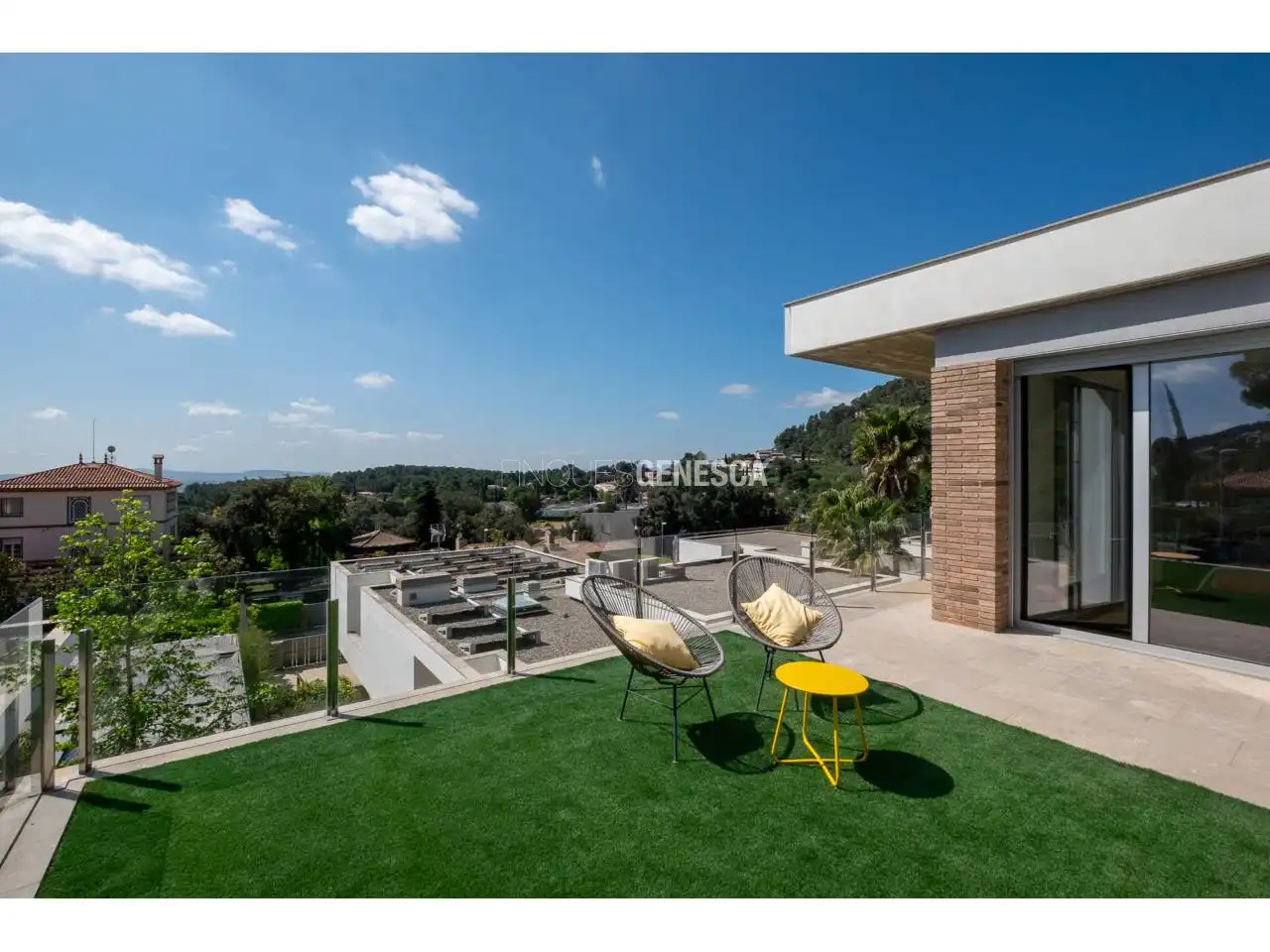 Terrassa de Casa o xalet en venda en Matadepera amb Aire condicionat, Calefacció i Jardí privat