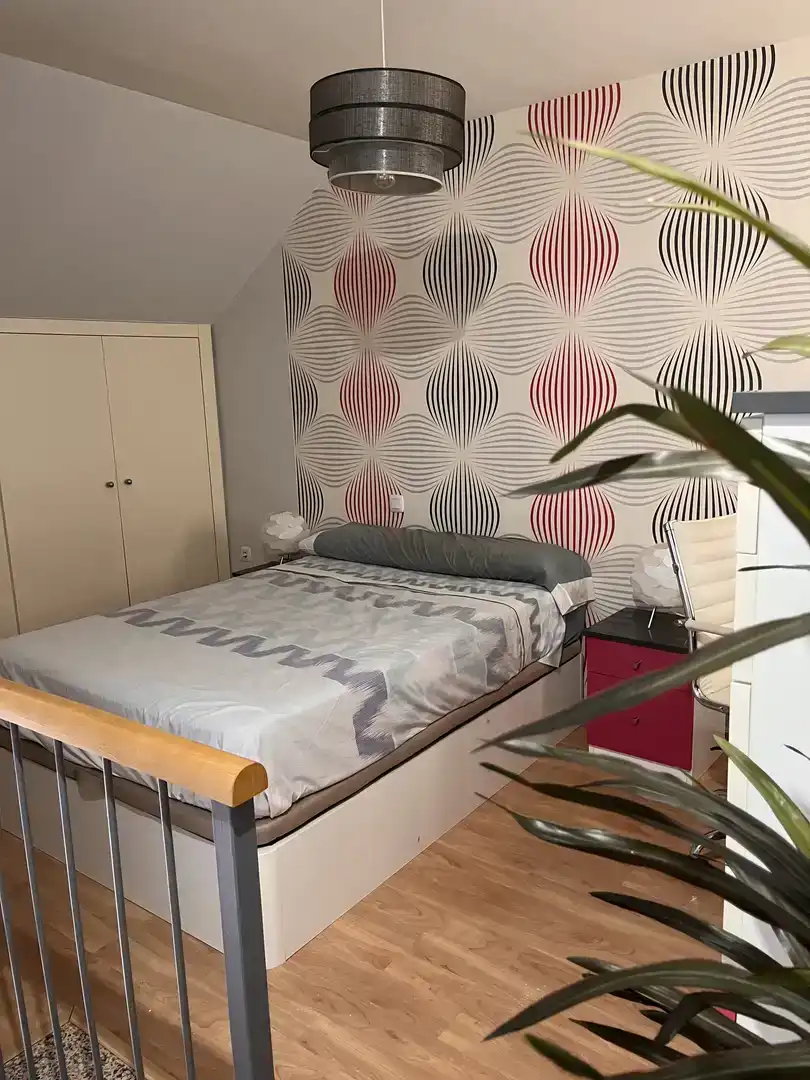 Schlafzimmer von Maisonette zum Verkauf in Ciudad Real Capital mit Klimaanlage und Balkon