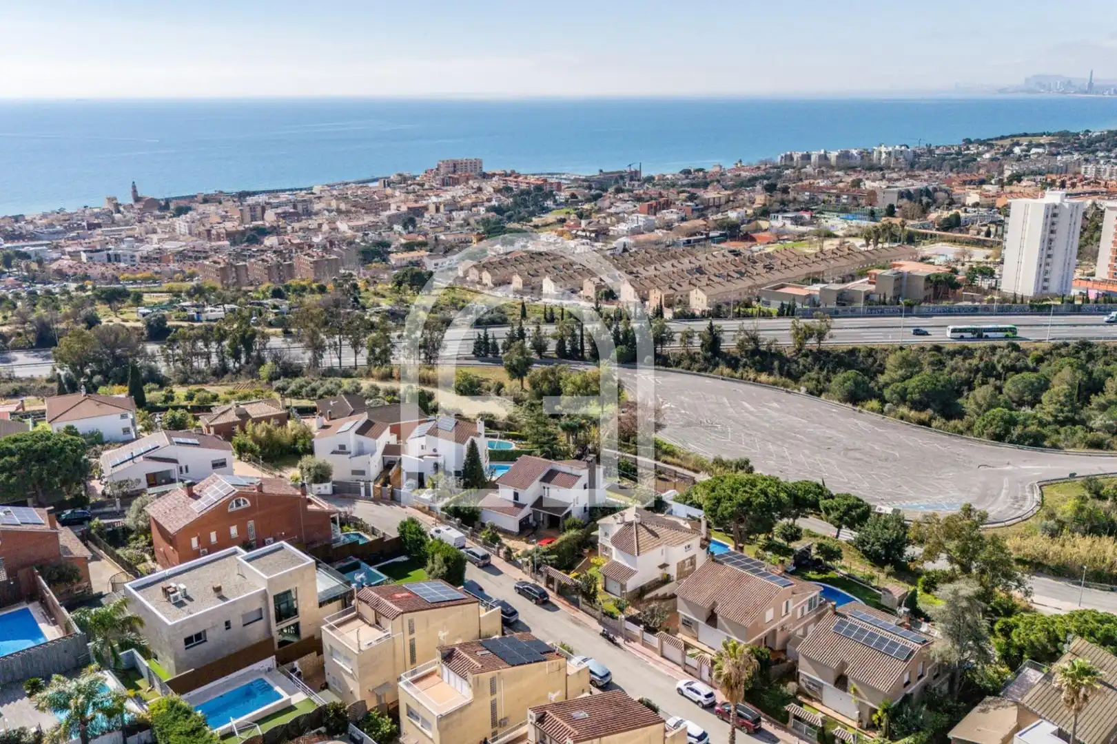 Vista exterior de Casa o chalet en venta en Teià con Calefacción, Jardín privado y Terraza