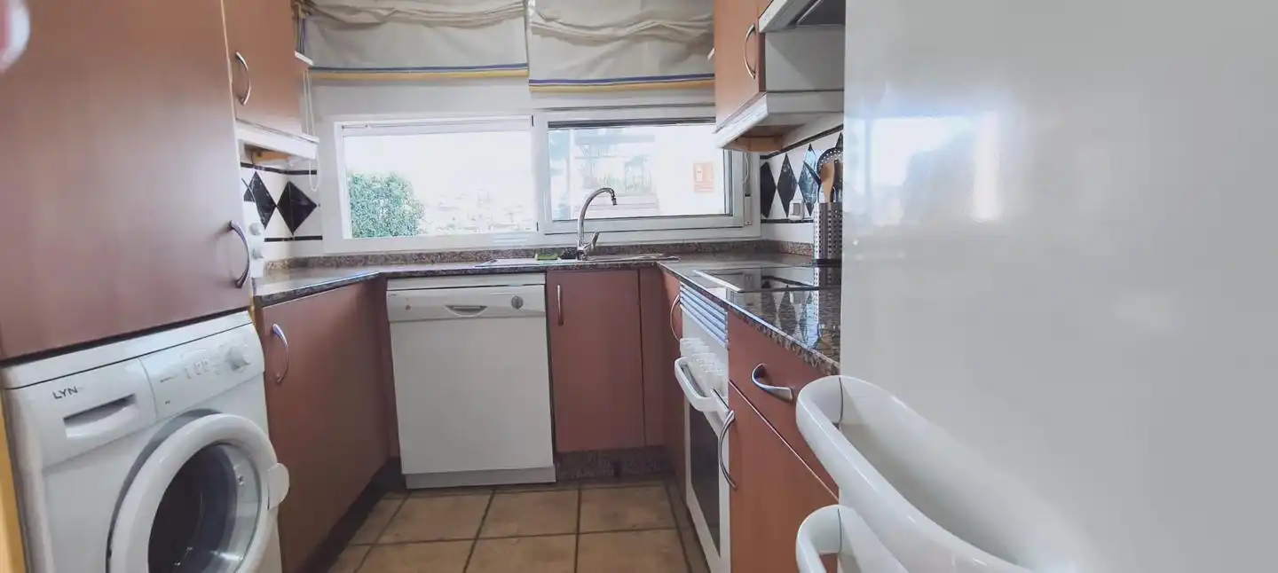 Kitchen of Apartments for rent in Vera  with Air Conditioner, Terrace and Furnished