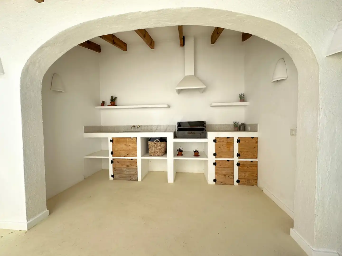 Cuina de Casa o xalet en venda en Benitachell / El Poble Nou de Benitatxell amb Aire condicionat, Calefacció i Jardí privat