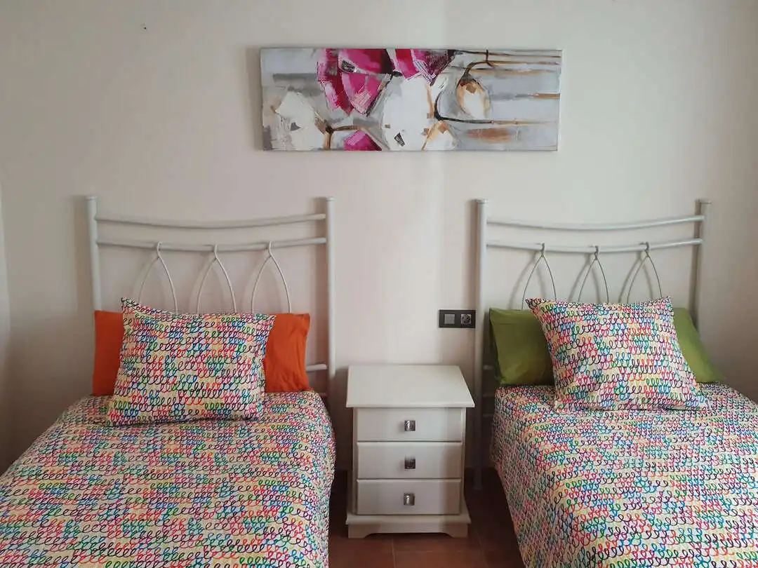 Schlafzimmer von Wohnung zur Miete in Malpica de Bergantiños mit Heizung, Möbliert und Balkon