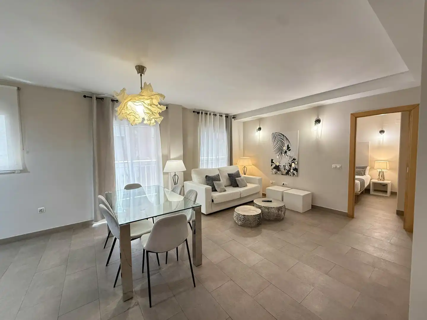 Sala de estar de Piso de alquiler en Valencia con Aire acondicionado, Calefacción y Amueblado