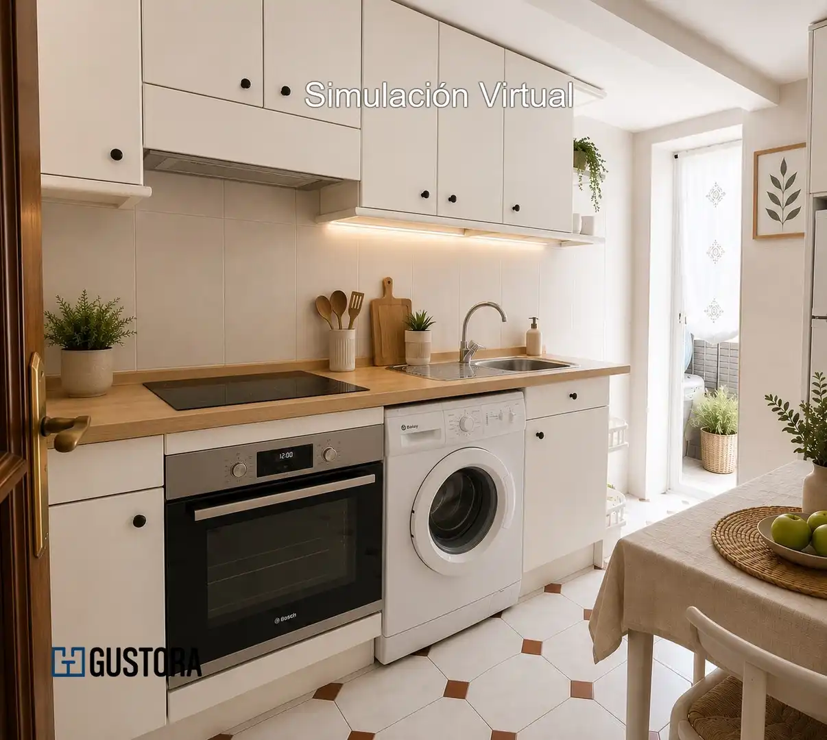 Cocina de Piso en venta en Donostia - San Sebastián  con Calefacción, Terraza y Trastero