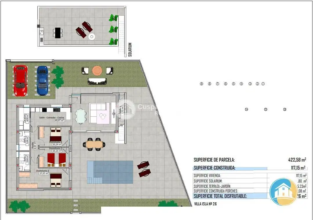 Detached house with pool for sale in Calle lira, imagen 15