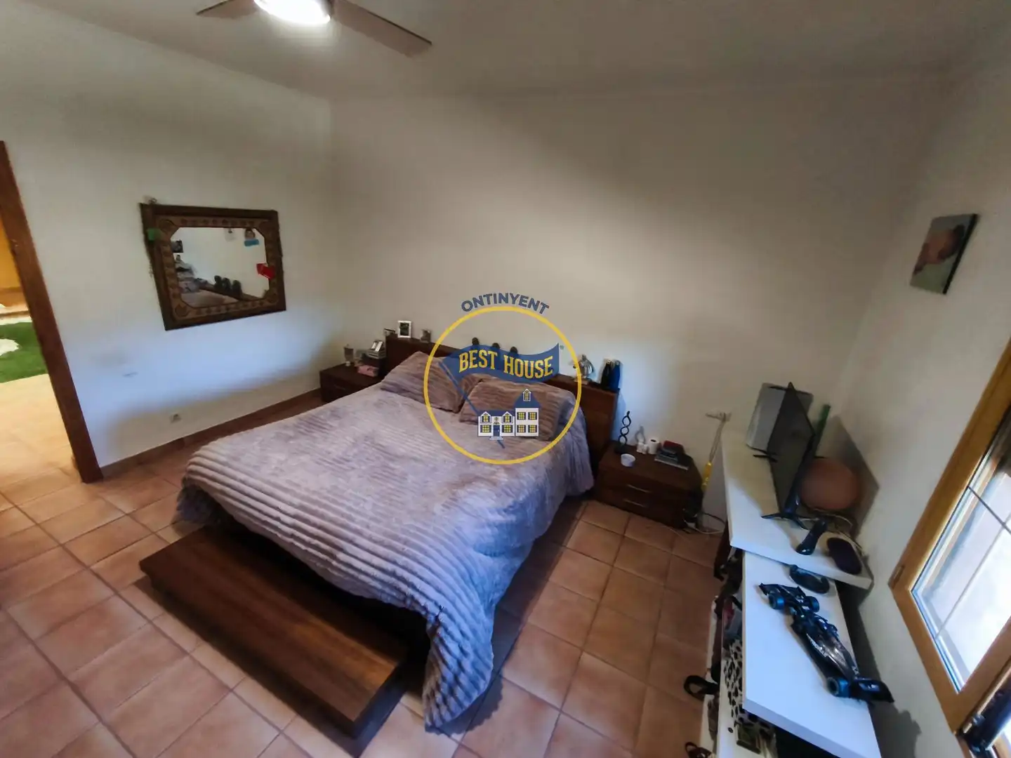 Dormitori de Casa o xalet en venda en Ontinyent amb Jardí privat i Piscina
