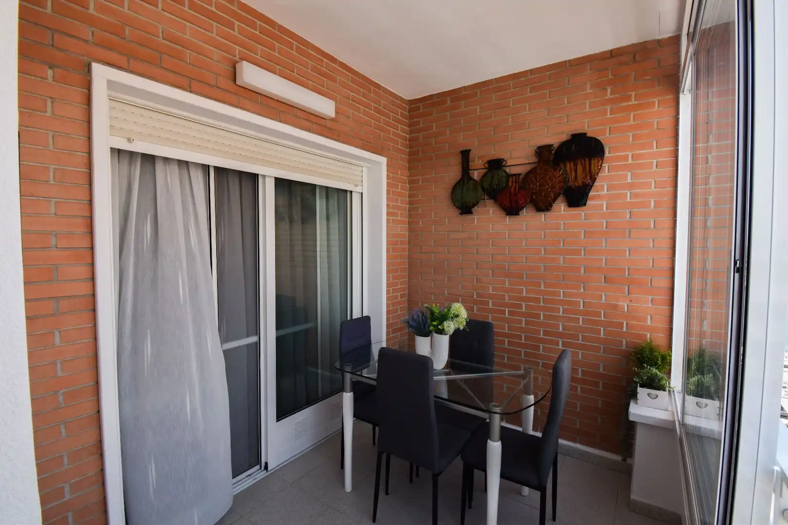 Terraza de Apartamento de alquiler en Santa Pola con Aire acondicionado, Calefacción y Terraza