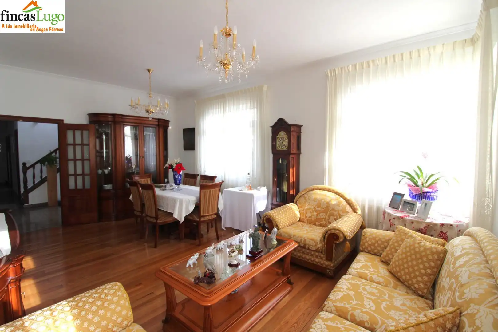 Sala de estar de Casa o chalet en venta en Lugo con Jardín privado, Terraza y Trastero