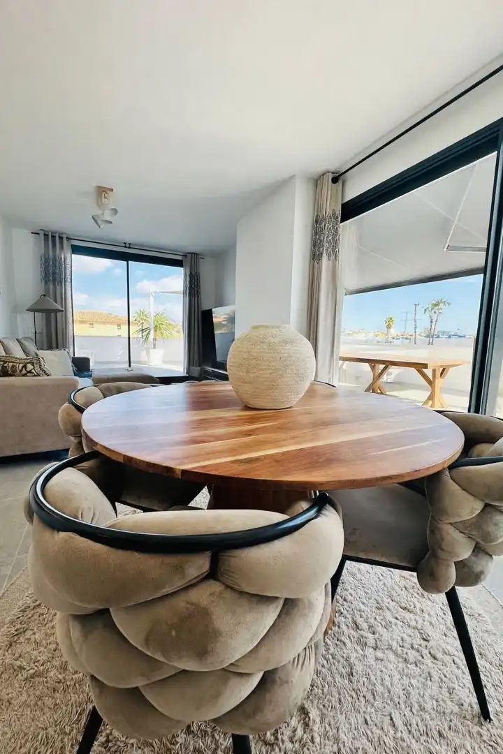 Comedor de Apartamento en venta en Calpe / Calp con Aire acondicionado, Calefacción y Jardín privado