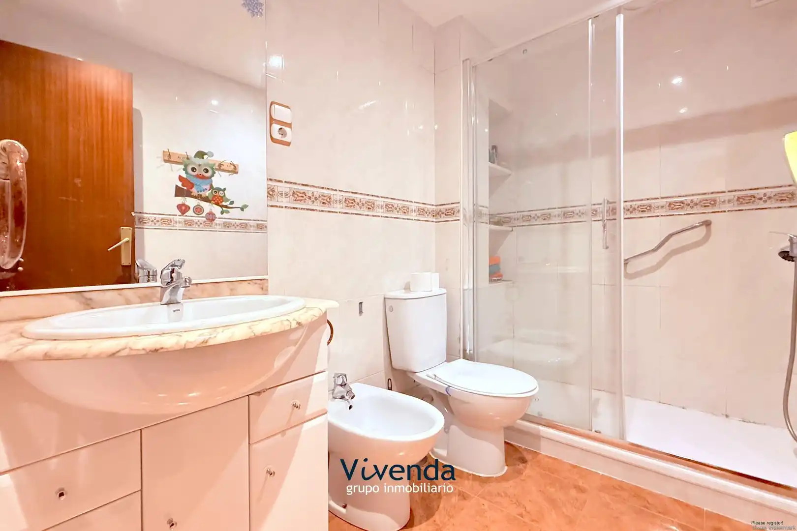 Bathroom of Flat for sale in Móstoles  with Heating, Parquet flooring and Terrace