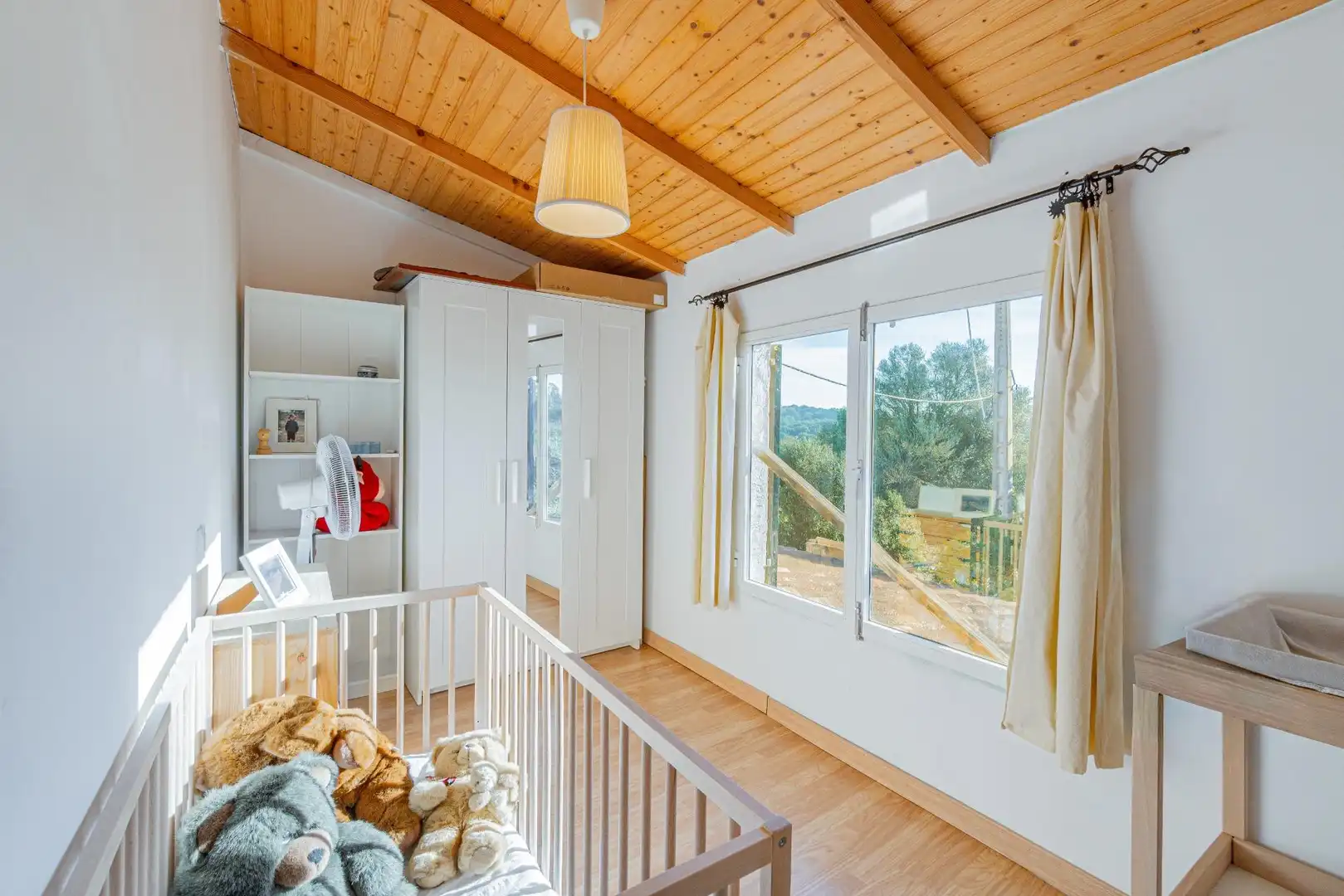 Terrasse von Country house zum Verkauf in Sineu mit Klimaanlage, Heizung und Privatgarten